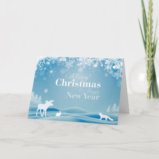 Merry christmas holiday card (Front)