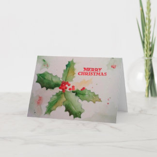 Merry Christmas Holiday Card