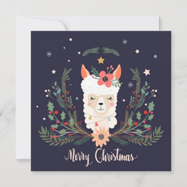 Merry Christmas  Holiday Card (Front)