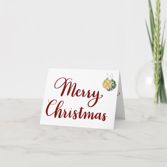 Merry Christmas Holiday Card (Front)