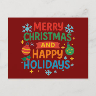 Merry Christmas Holiday Cards 