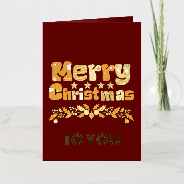 Merry Christmas Holiday Cards (Front)