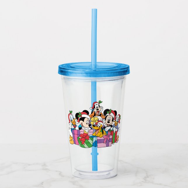 Merry Christmas | Holiday Cheer Group Acrylic Tumbler (Front)