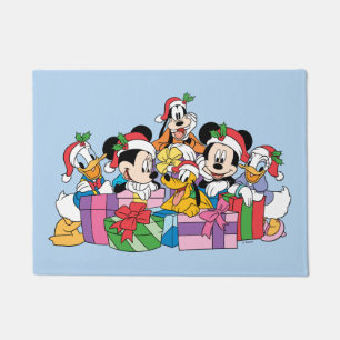 Merry Christmas Holiday Cheer Group Doormat
