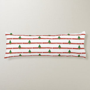 Merry Christmas Holiday Decor Body Pillow