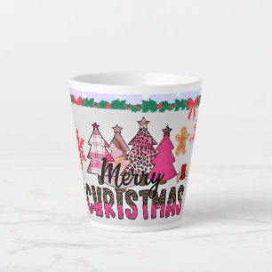 Merry Christmas holiday gift Latte Mug