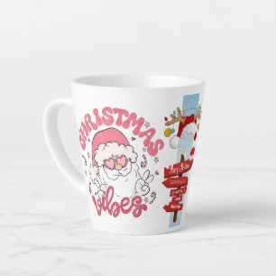 Merry Christmas holiday gift Latte Mug
