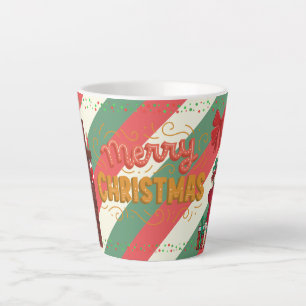 Merry Christmas holiday gift Latte Mug