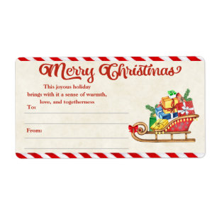 Merry Christmas Holiday Gifts Friend and Business