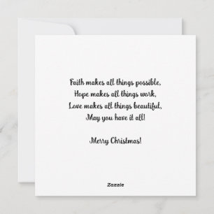 Merry Christmas! Holiday greeting card