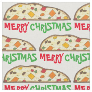 Merry Christmas Holiday Italian Biscotti Foodie Fabric