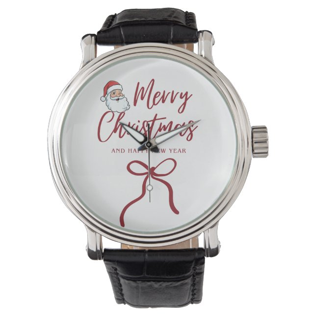 Merry Christmas Holiday JEWELRY Watch (Front)