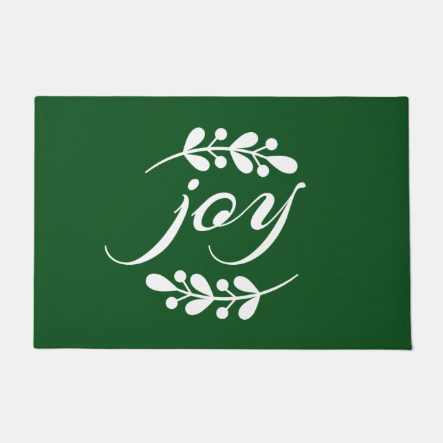 MERRY CHRISTMAS | Holiday Joy Doormat (Front)