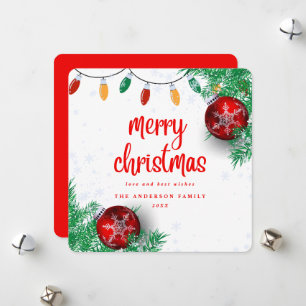 Merry Christmas Holiday Party Card