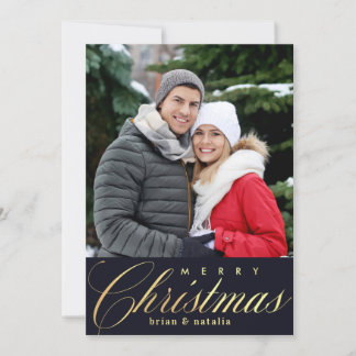 Merry Christmas Holiday Photo Card
