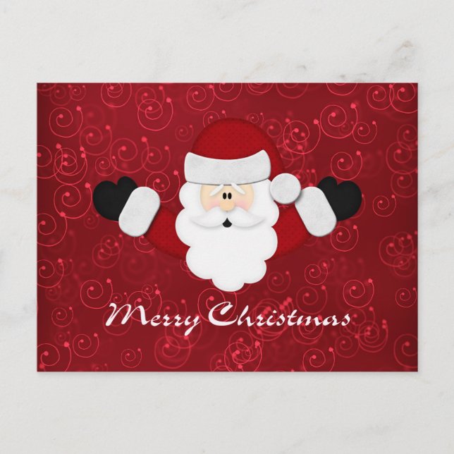 Merry Christmas Holiday Postcard (Front)