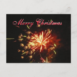 Merry Christmas Holiday Postcard