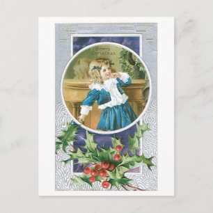 Merry Christmas Holiday Postcard