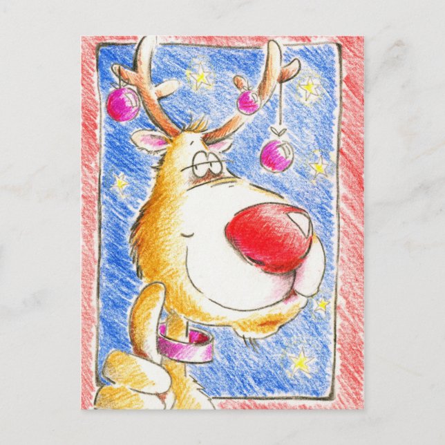 Merry Christmas! Holiday Postcard (Front)