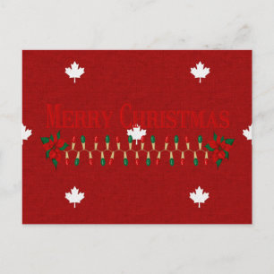 Merry Christmas Holiday Postcard