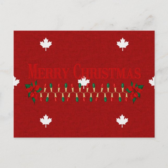 Merry Christmas Holiday Postcard (Front)