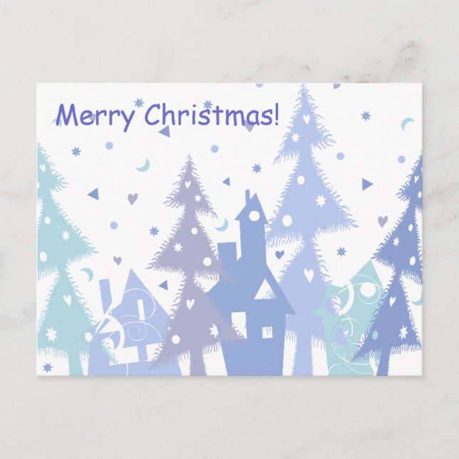 Merry Christmas! Holiday Postcard (Front)