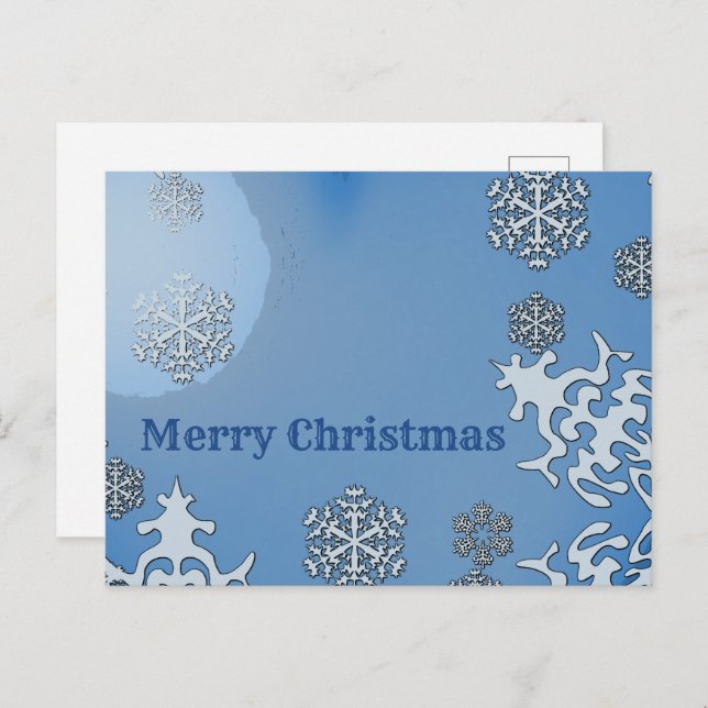 Merry Christmas Holiday Postcard (Front/Back)