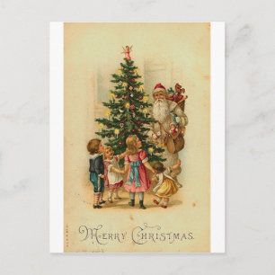 Merry Christmas Holiday Postcard