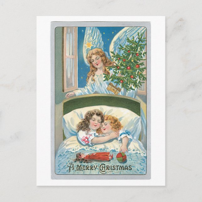 Merry Christmas Holiday Postcard (Front)