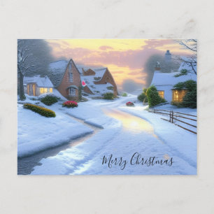 Merry Christmas     Holiday Postcard