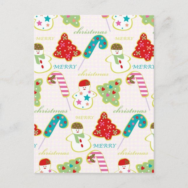 Merry Christmas Holiday Postcard (Front)