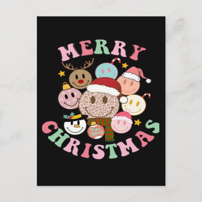Merry Christmas  Holiday Postcard (Front)