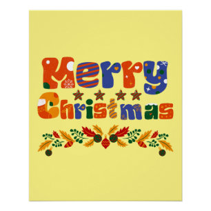 Merry Christmas Holiday Poster