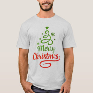 🎄 Merry Christmas Holiday Tee – Customizable Free