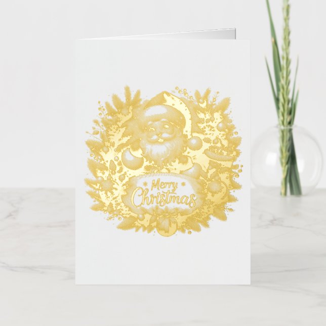 Merry Christmas Holiday Wish Card (Front)