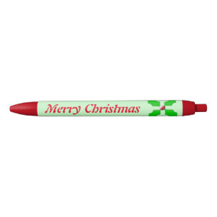 Merry Christmas Holly Custom Pen