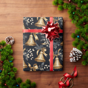 Merry Christmas Holly Snowman Gift Wrap