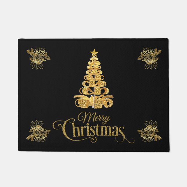 Merry Christmas Home Decor Doormat (Front)