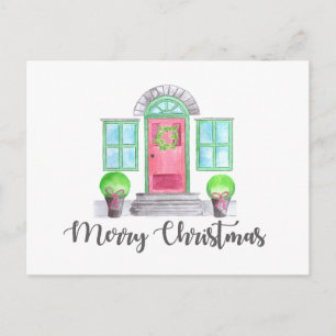 Merry Christmas home Postcard