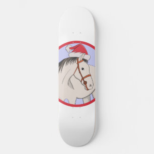 Merry Christmas Horse Skateboard