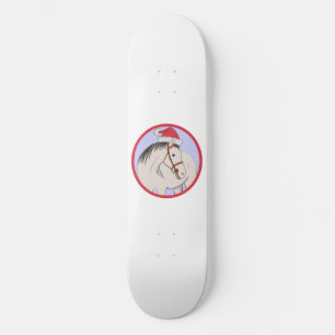Merry Christmas Horse Skateboard