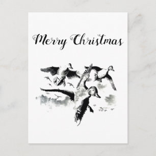 Merry Christmas Hunters Postcard