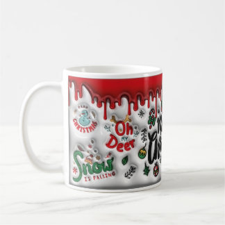 Merry Christmas I 11 oz and 15 oz png digital file Coffee Mug