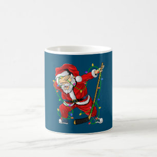 Merry Christmas Ice Hockey Dabbing Santa Claus Coffee Mug