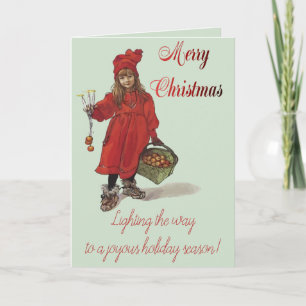 Merry Christmas Iduna Scandinavian Holiday Card