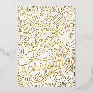 Merry Christmas Illustrated Card
