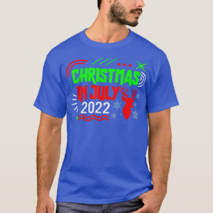 Merry Christmas In July 2022 Mele Kalikimaka Santa T-Shirt
