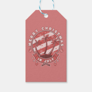 Merry Christmas in July Gift Tags