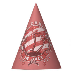 Merry Christmas in July Party Hat