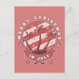 Merry Christmas in July Postcard
